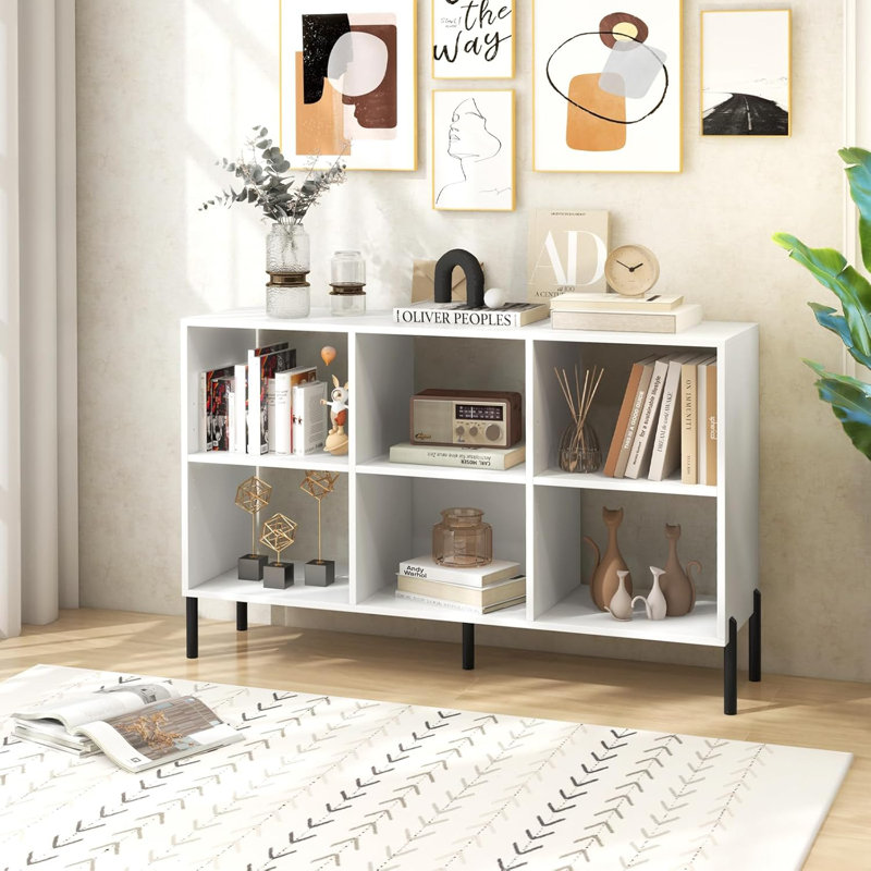 5-Tier Open Bookcase with Adjustable outlet Storage Shelves Furniture